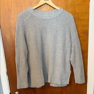 LOFT Light Gray Women's Crew Neck Sweater